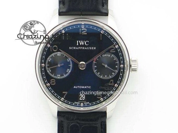 MIROTIME 0329 Portuguese Tourbillon Mystere SS TF Best Edition Black Dial on Black Croc Leather Strap Flexible 7383